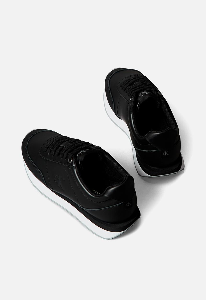 Calvin Klein - Retro Runner Lace Up - Black Formal Gray