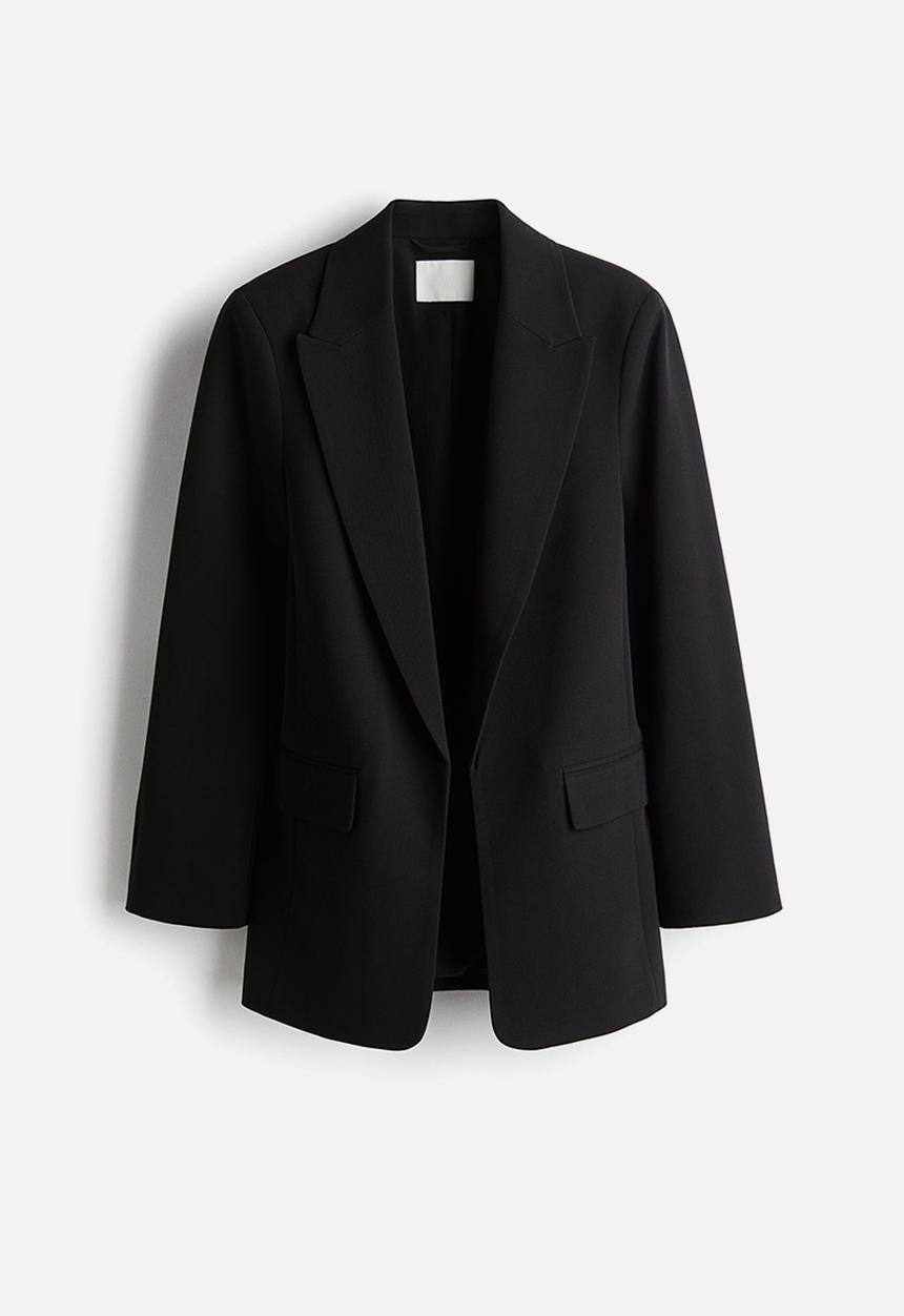 H&M - Throw-on blazer - black