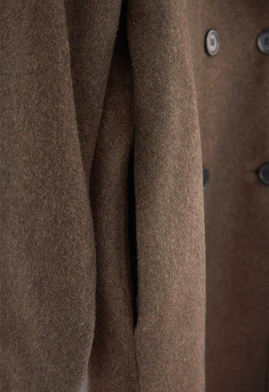 Trendyol - Plus Oversize Large Size Coat - Taupe