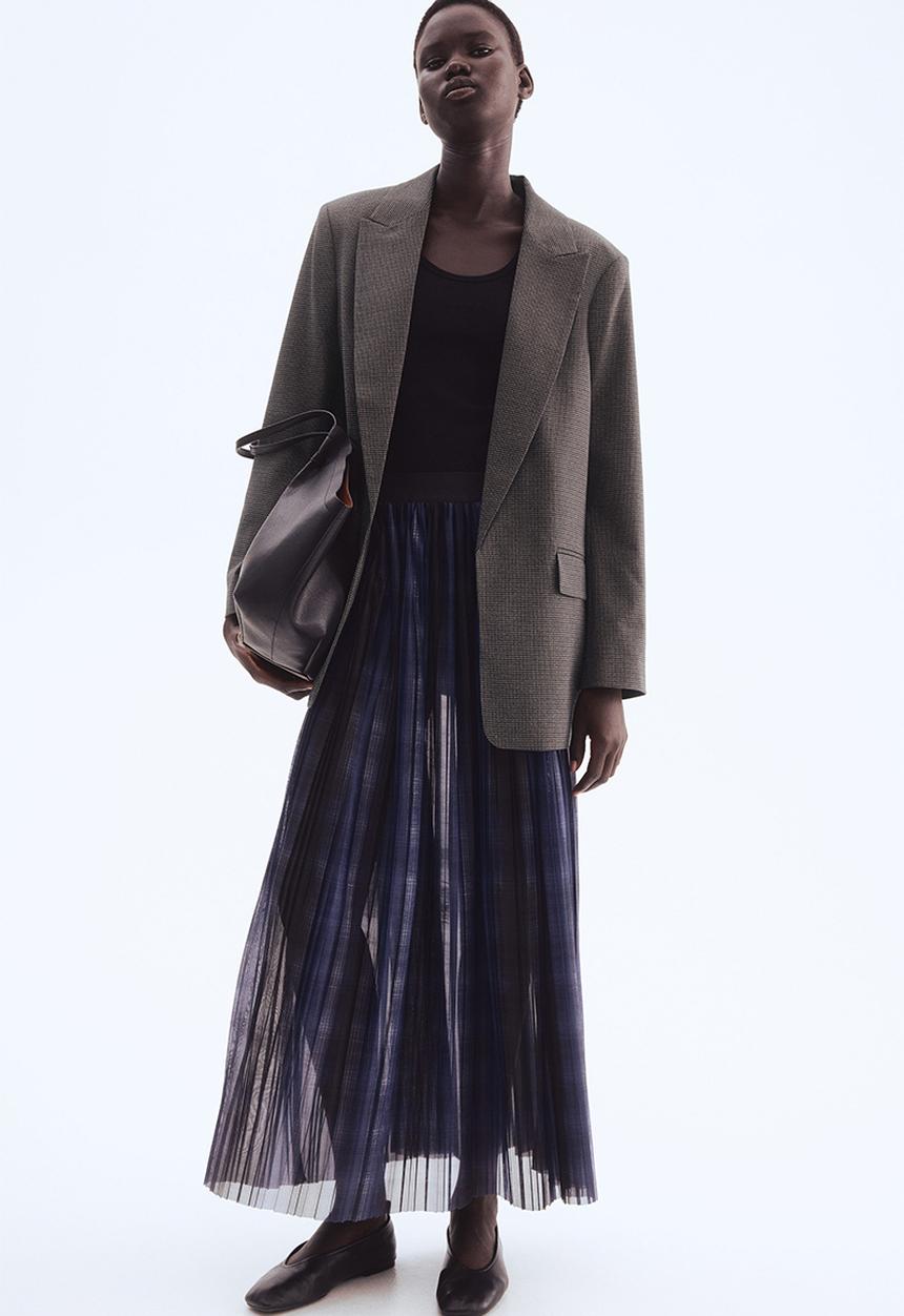H&M - Throw-on blazer - grey