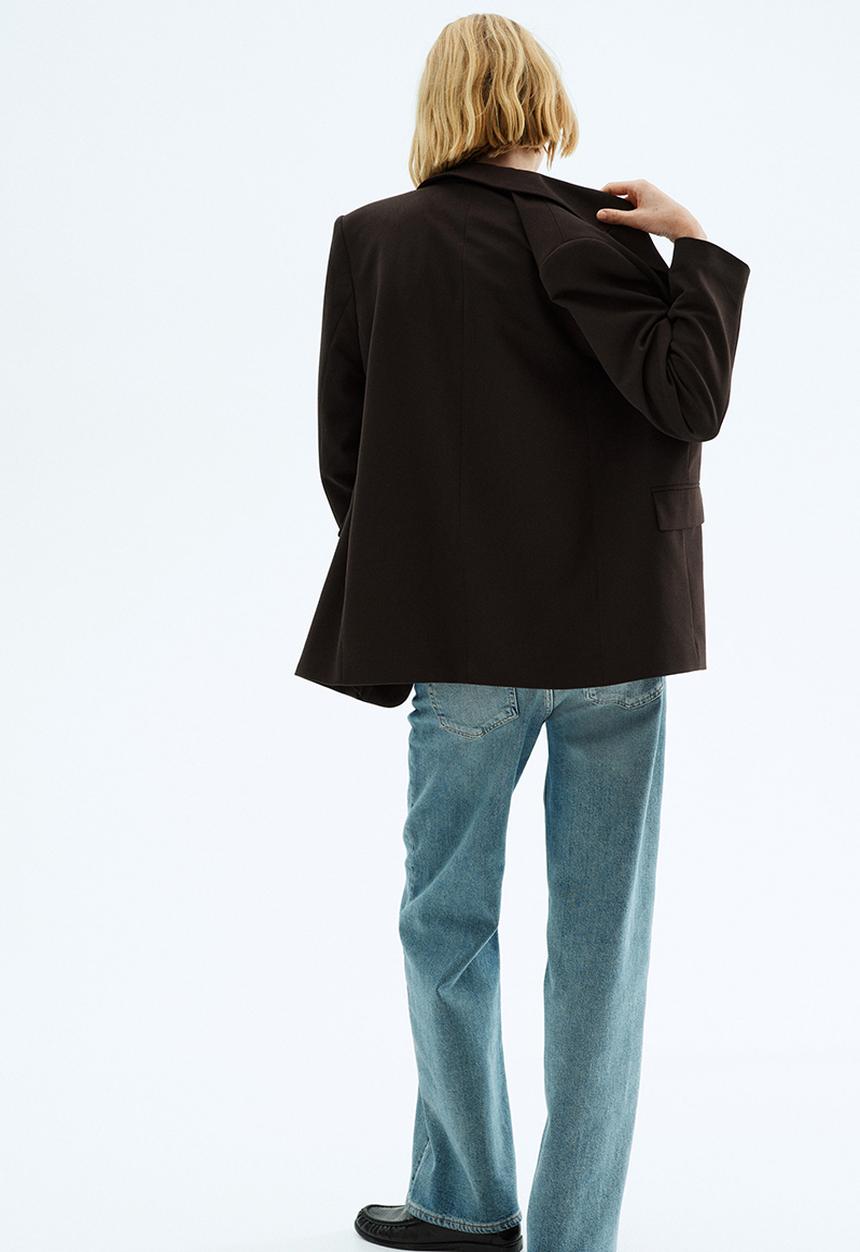 H&M - Throw-on blazer - brown