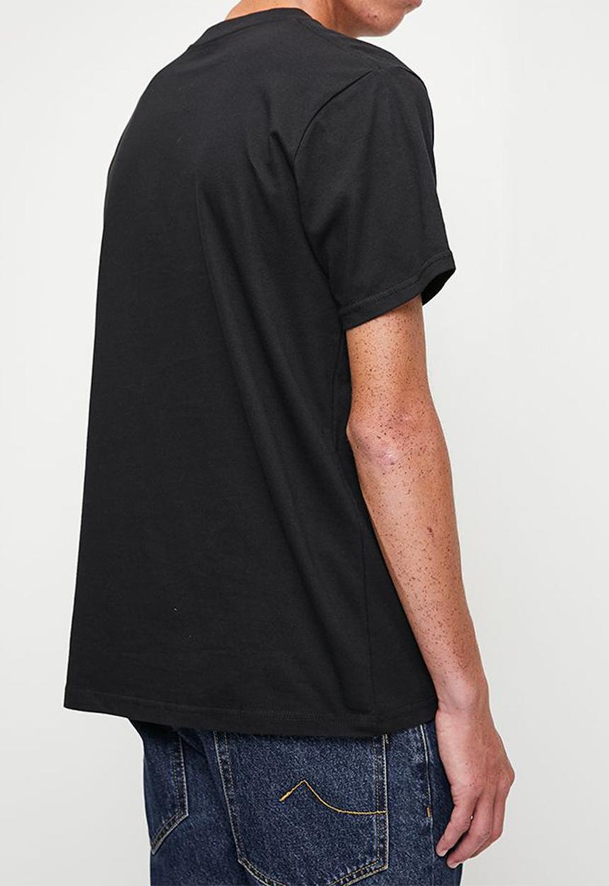 RVCA - Big rvca short sleeve tee - black dk grey logo