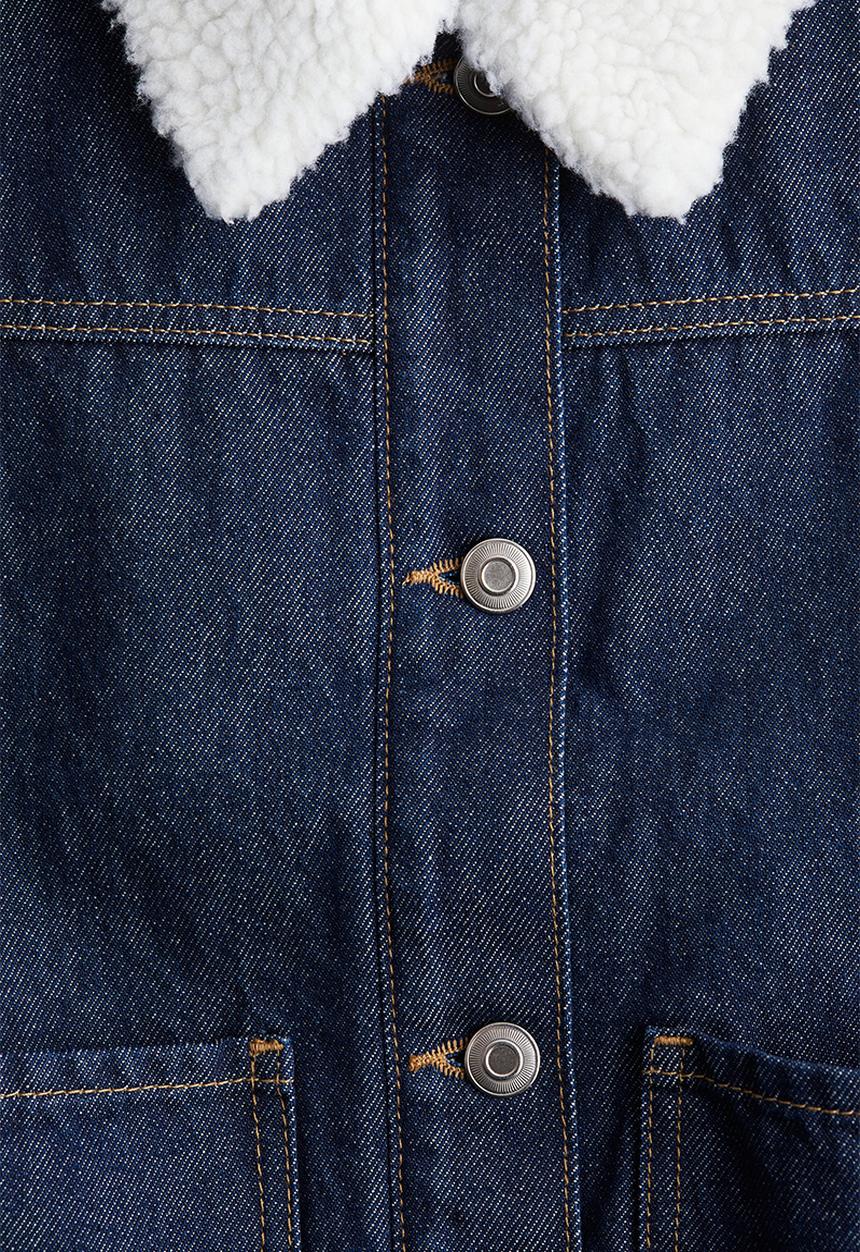 H&M - Double-faced denim gilet - blue