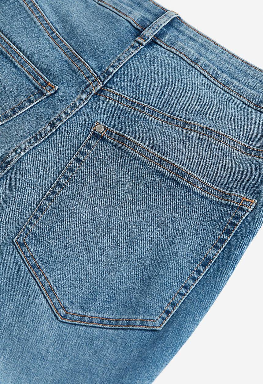 H&M - Curvy fit ultra high ankle jeggings - denim blue