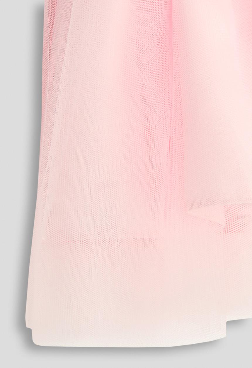 Pop Candy - Lace cross bouffant dress - pink