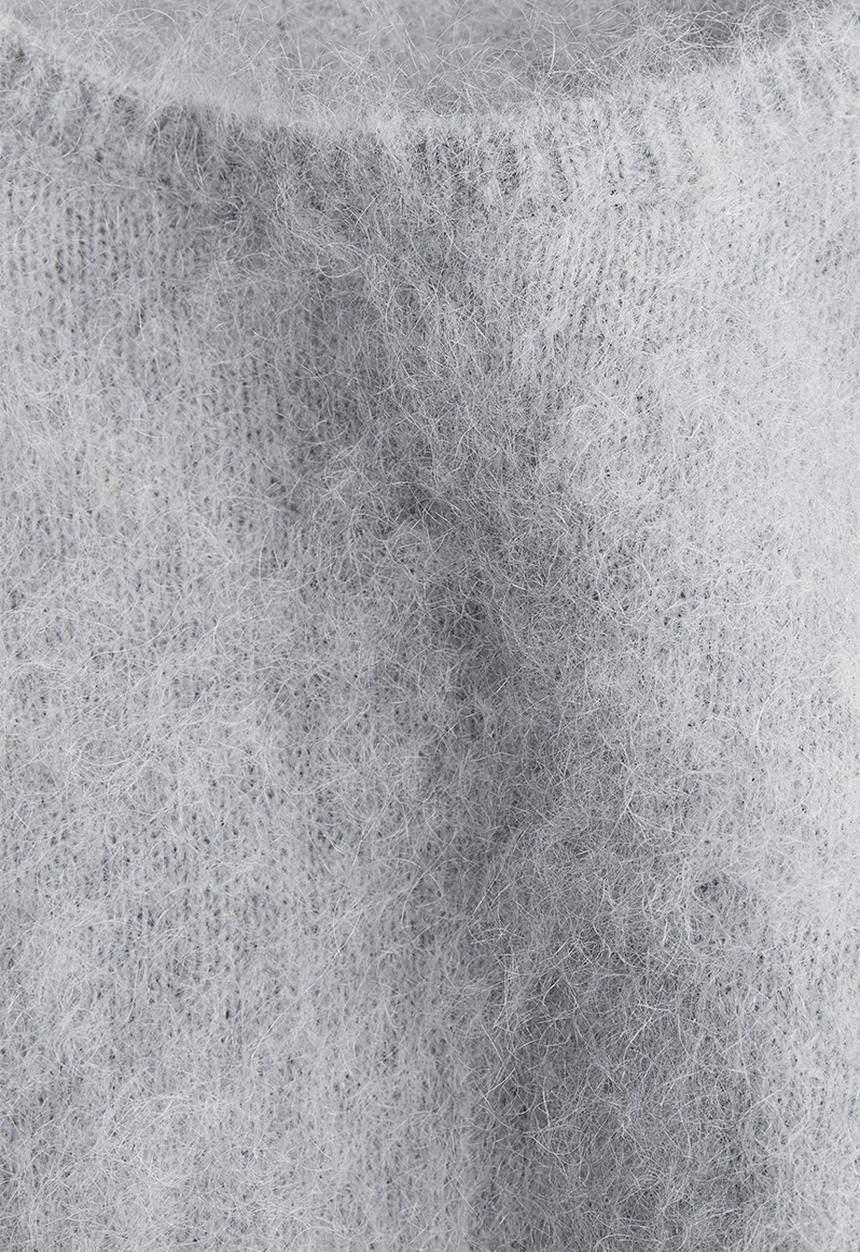 H&M - Mohair-blend vest top - light grey