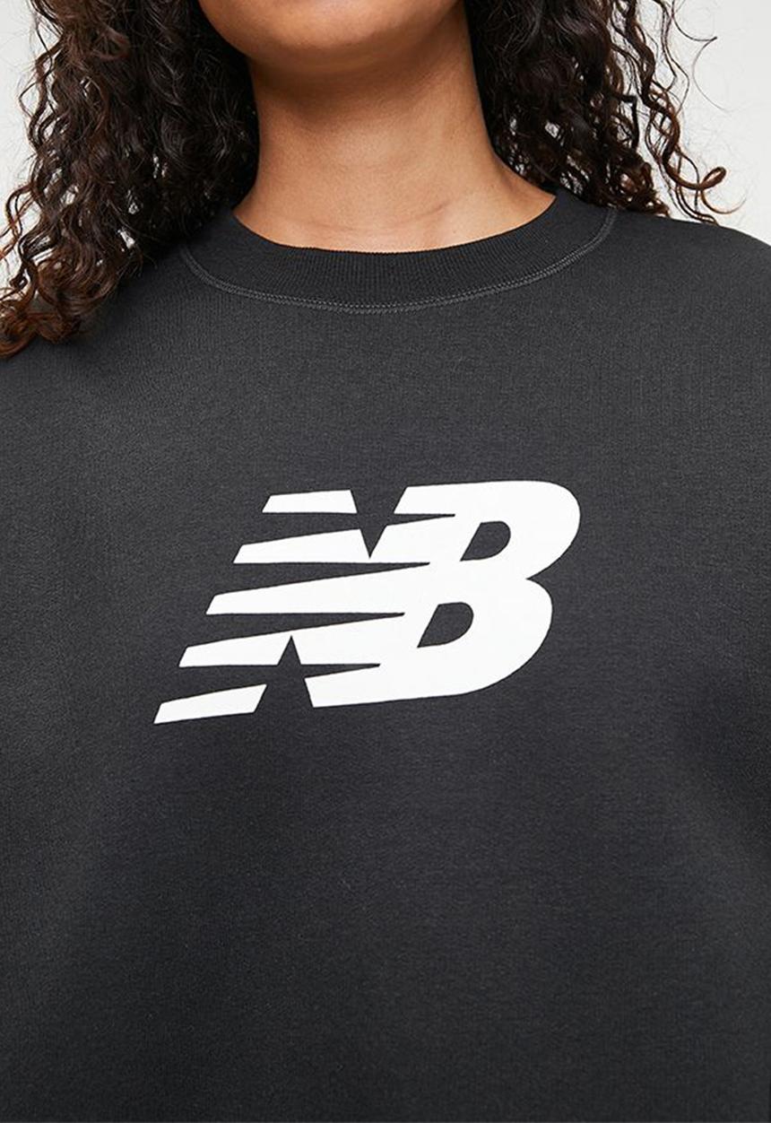 New Balance  - NB Sport Brushed Fleece Crew - Black