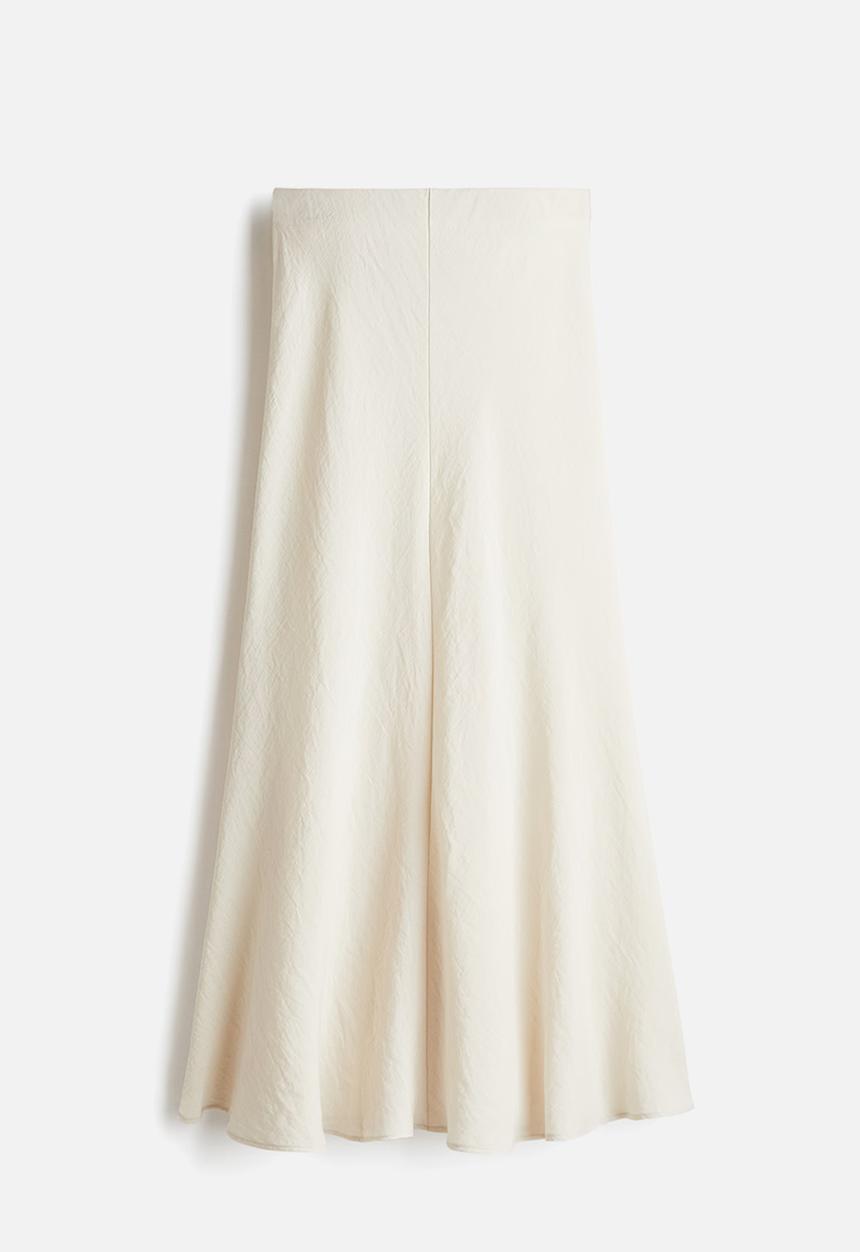 H&M - Slip skirt - light beige