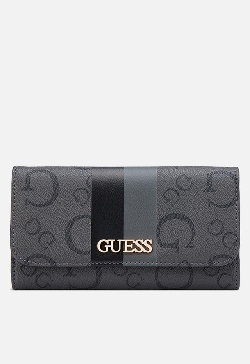 GUESS - Slg Wester Slg Slim Clutch - Coal