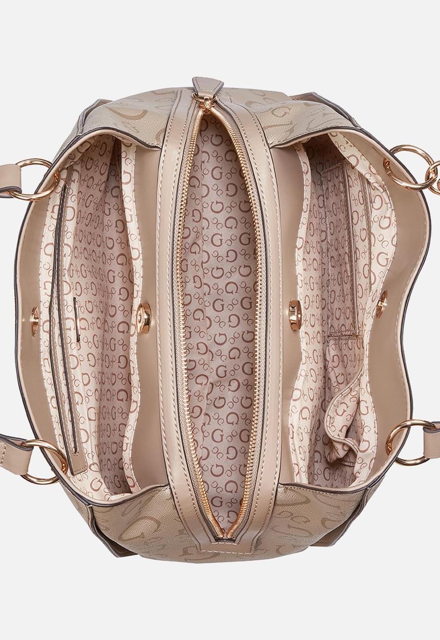 GUESS - Ahb Wester Satchel - Taupe