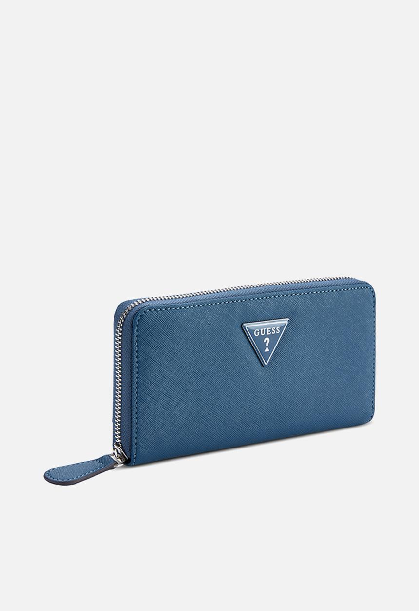 GUESS - Slg Viviette Slg Medium Zip Around - Navy