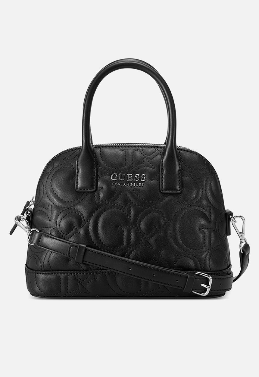GUESS - Ahb Berkton Dome Satchel - Black