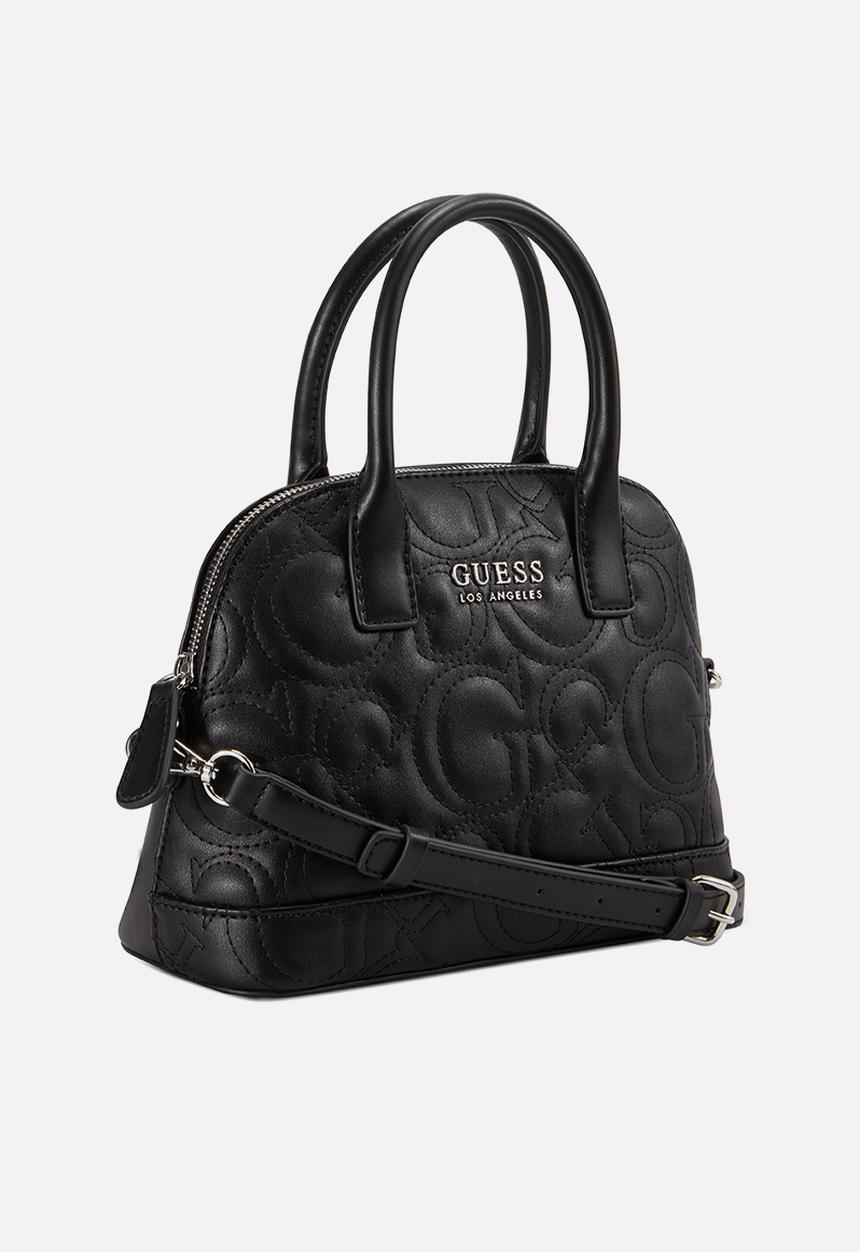GUESS - Ahb Berkton Dome Satchel - Black