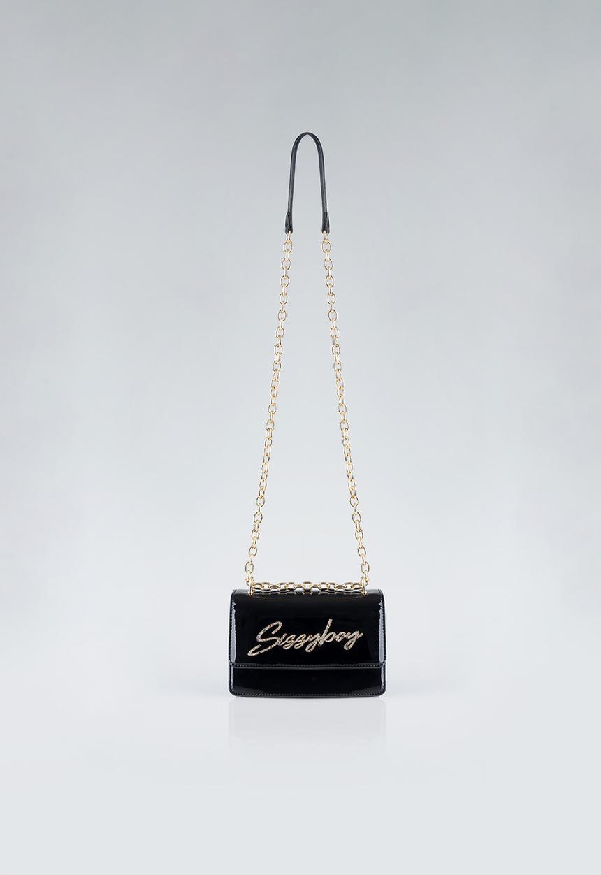 SISSY BOY - Slay Fest Patent Bling - Black