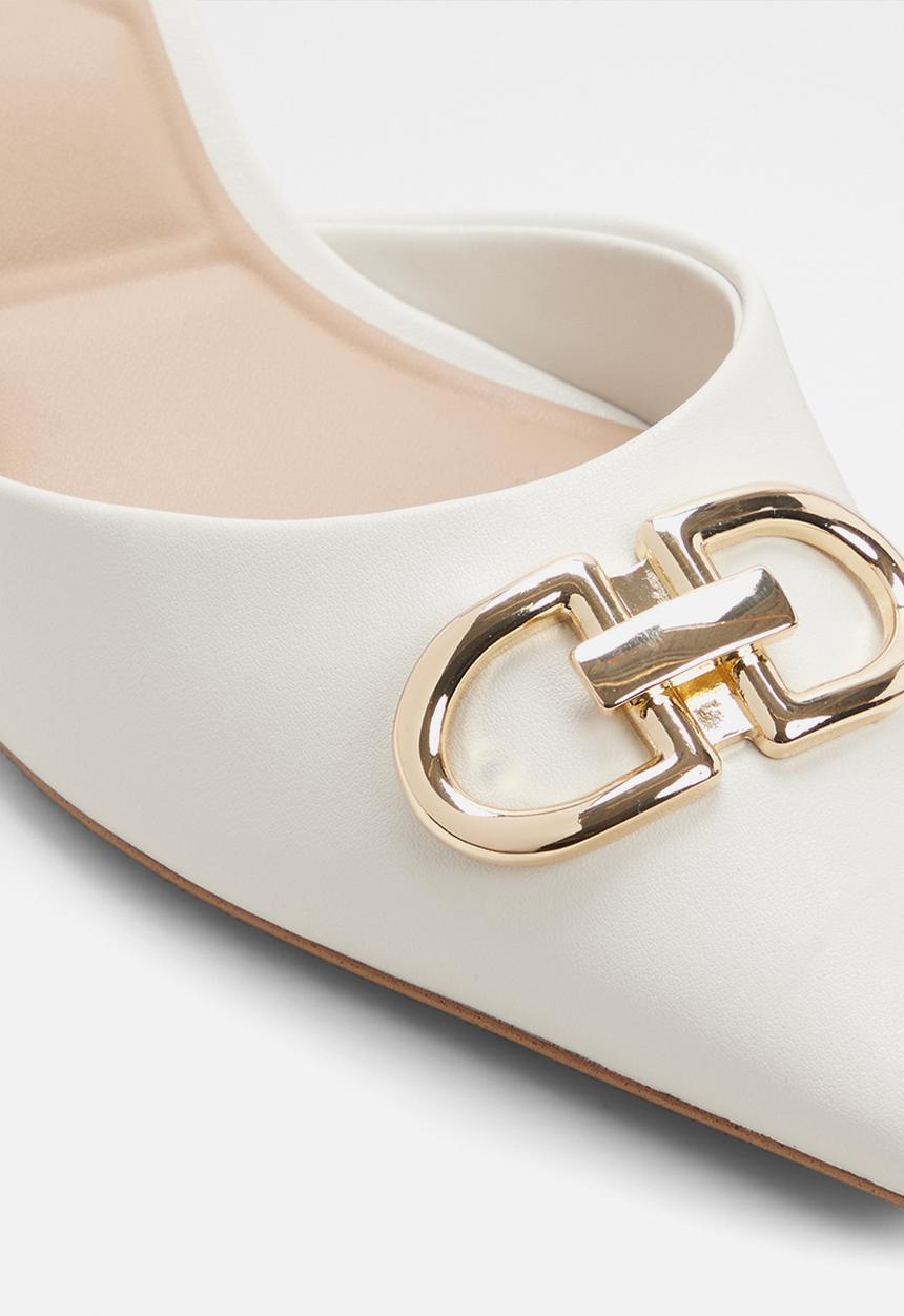 ALDO - Delicat slingback - white/bone
