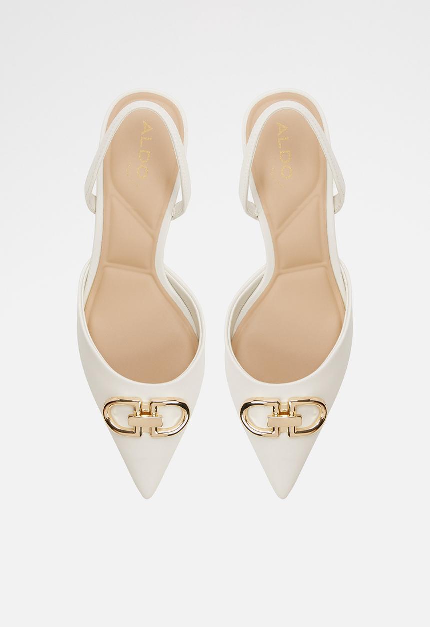 ALDO - Delicat slingback - white/bone