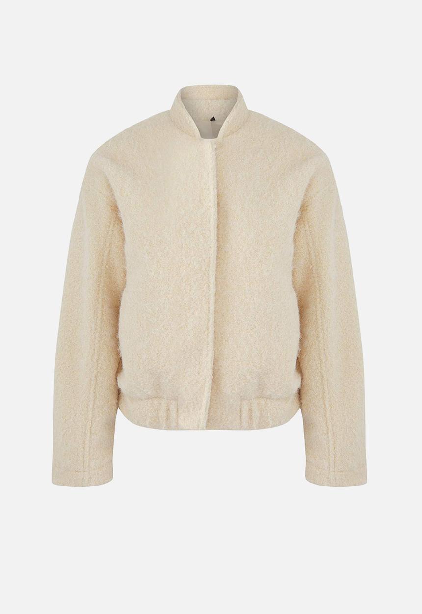 Trendyol - Regular Booklet Thin Jacket Coat - Ecru