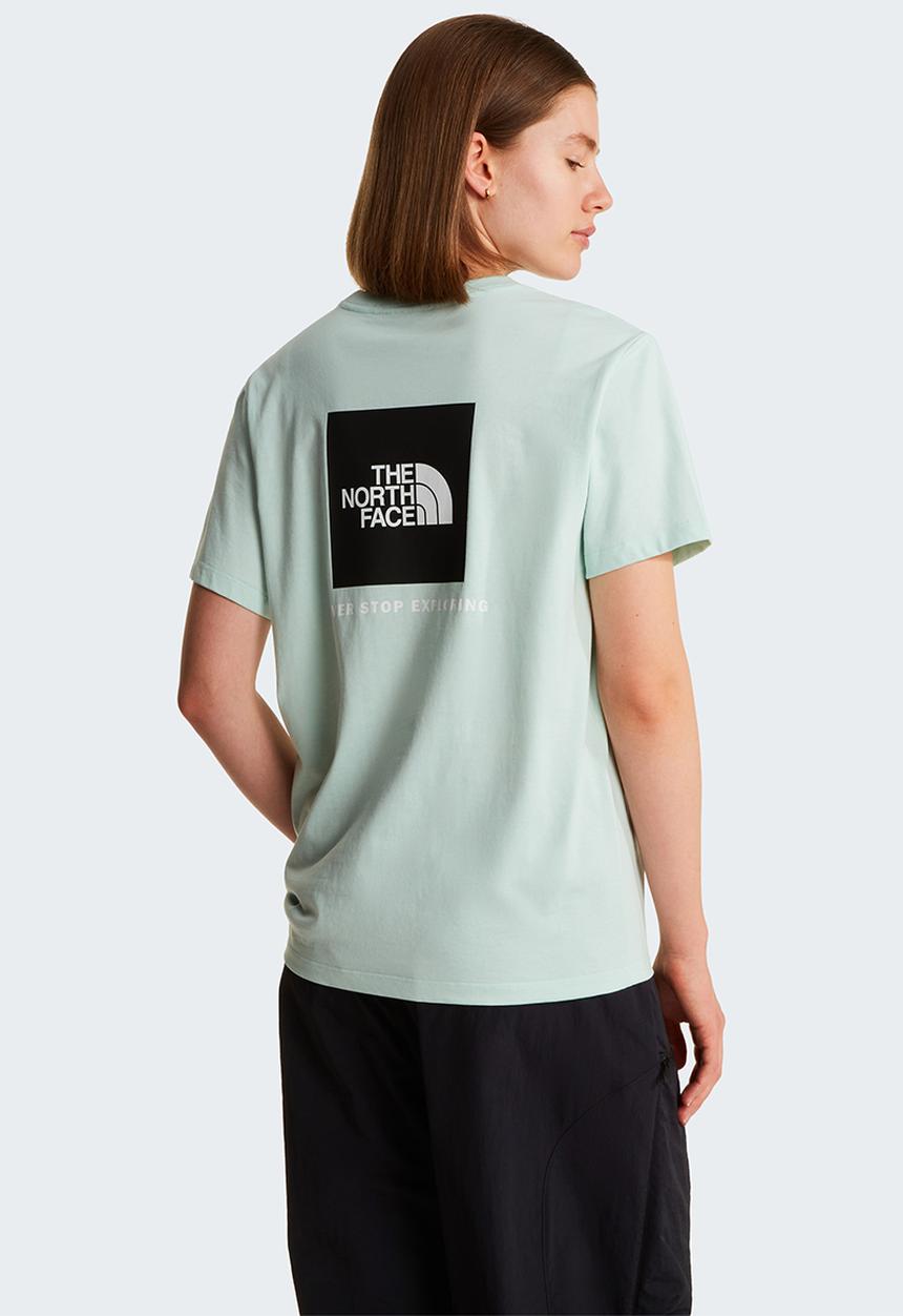 The North Face - W Evolution Box Nse Relaxed Short Sleeve Tee - Opal Frost