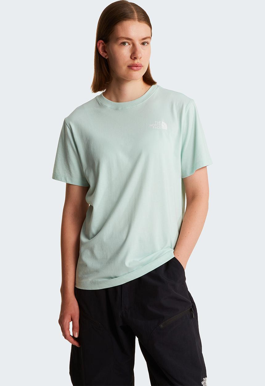 The North Face - W Evolution Box Nse Relaxed Short Sleeve Tee - Opal Frost