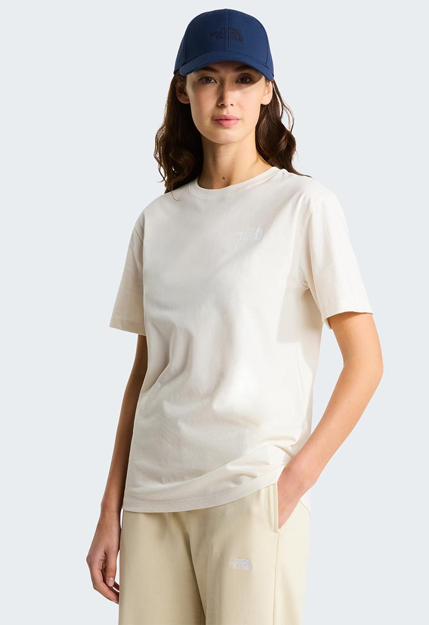 The North Face - W Evolution Box Nse Relaxed Short Sleeve Tee - White Dune