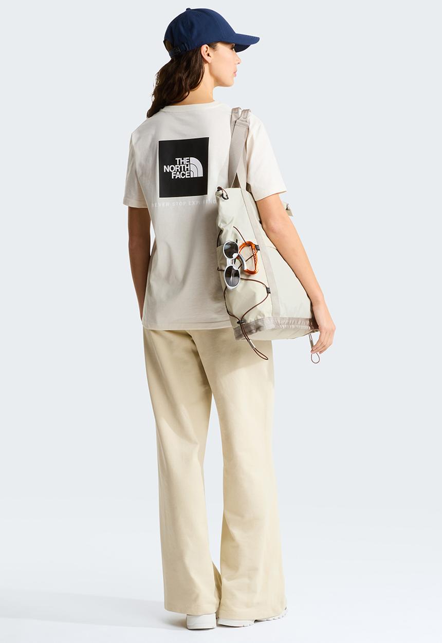 The North Face - W Evolution Box Nse Relaxed Short Sleeve Tee - White Dune