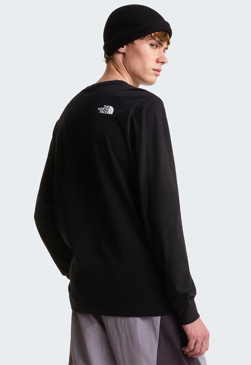 The North Face - Evolution Half Dome Regular Long Sleeve Tee - Tnf Black