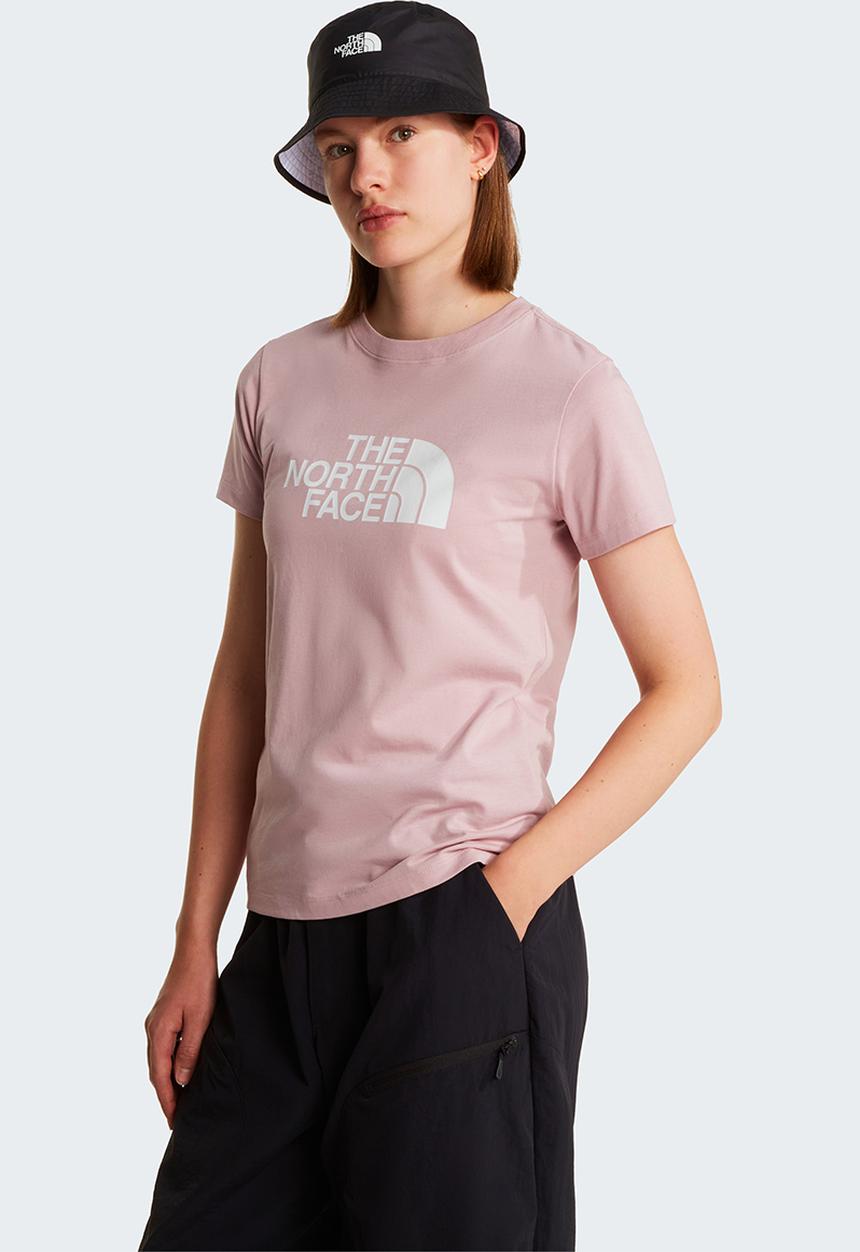 The North Face - W Evolution Half Dome Slim Short Sleeve Tee - Metal Pink