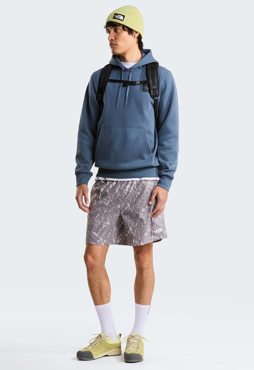 The North Face -  Evolution Box Half Dome Regular Hoodie - Granite Grey