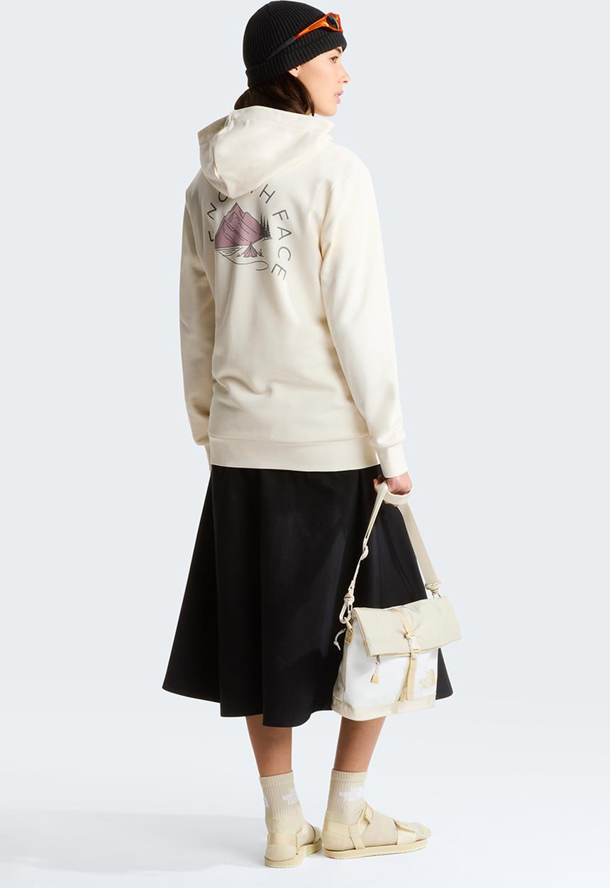 The North Face - W Monte Regular Hoodie-Graphic - White Dune