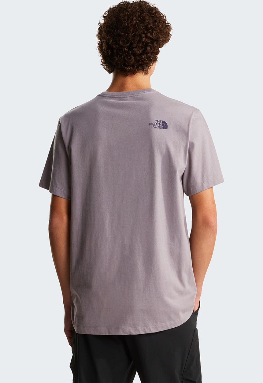 The North Face - M Mountain Line Regular Short Sleeve Tee-Graphic - Transcendent Grey