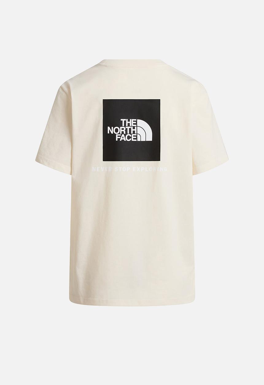 The North Face - W Evolution Box Nse Relaxed Short Sleeve Tee - White Dune