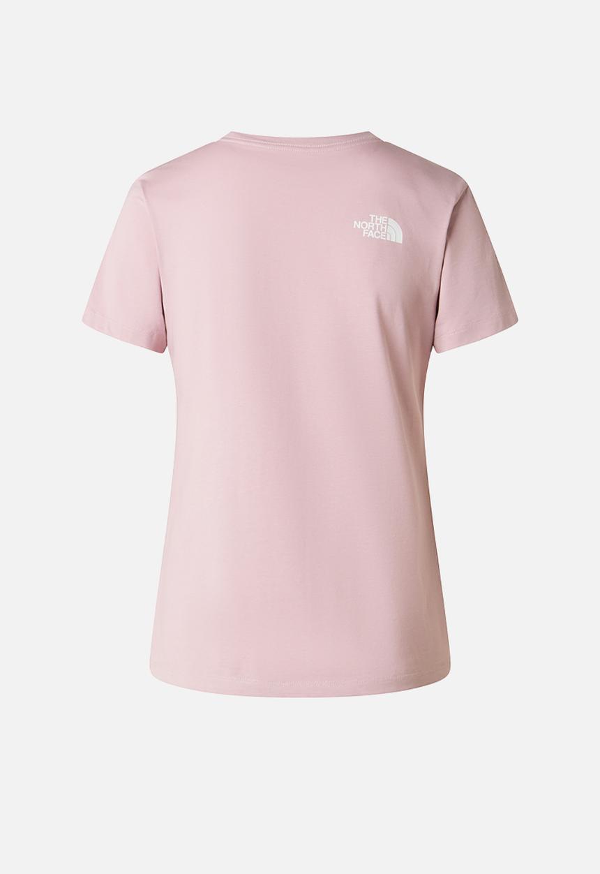 The North Face - W Evolution Half Dome Slim Short Sleeve Tee - Metal Pink