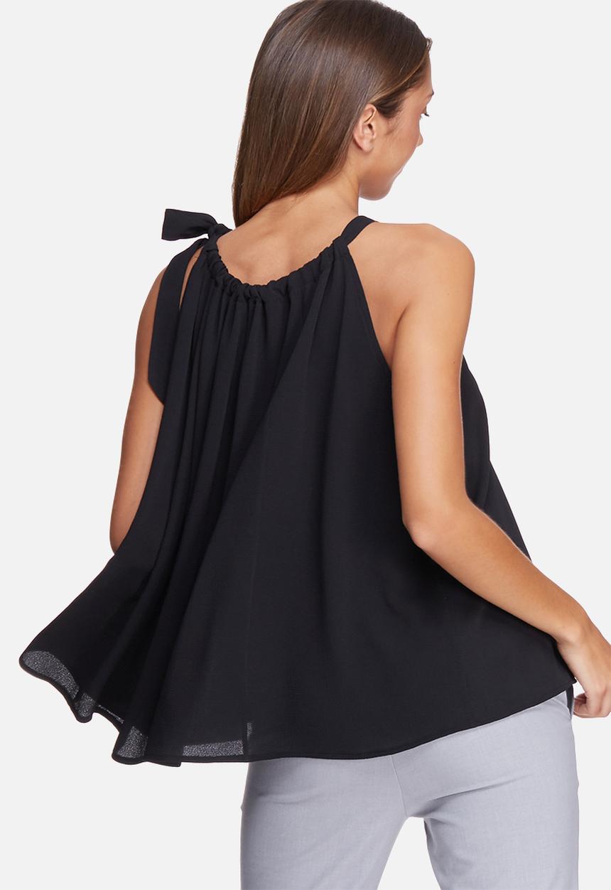 dailyfriday - Self fabric neck tie top