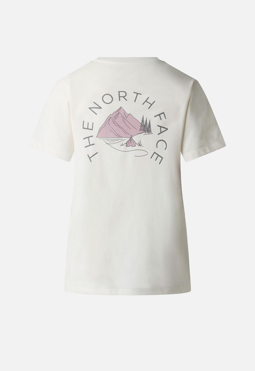 The North Face - W Monte Regular Short Sleeve Tee-Graphic - White Dune