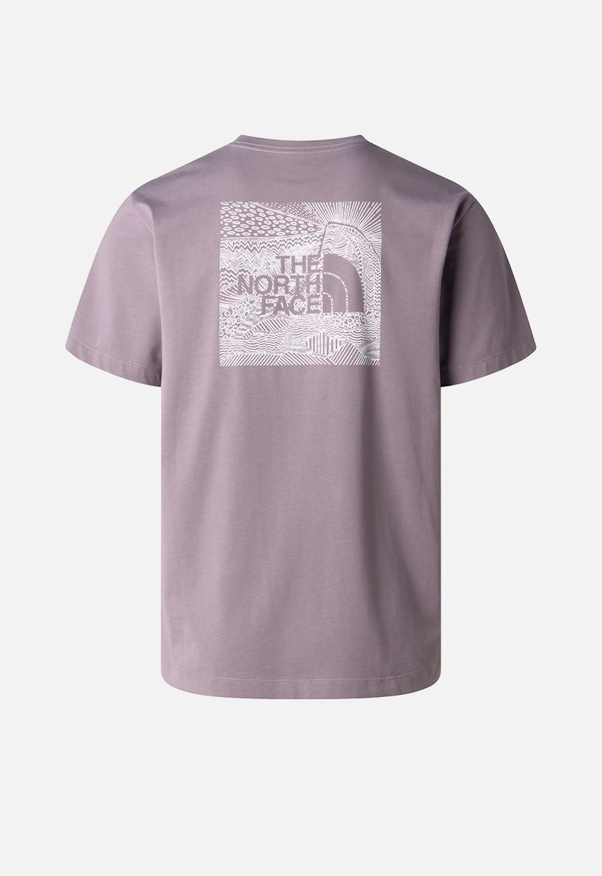 The North Face - M Box Nse Celebration Regular Short Sleeve Tee - Transcendent Grey