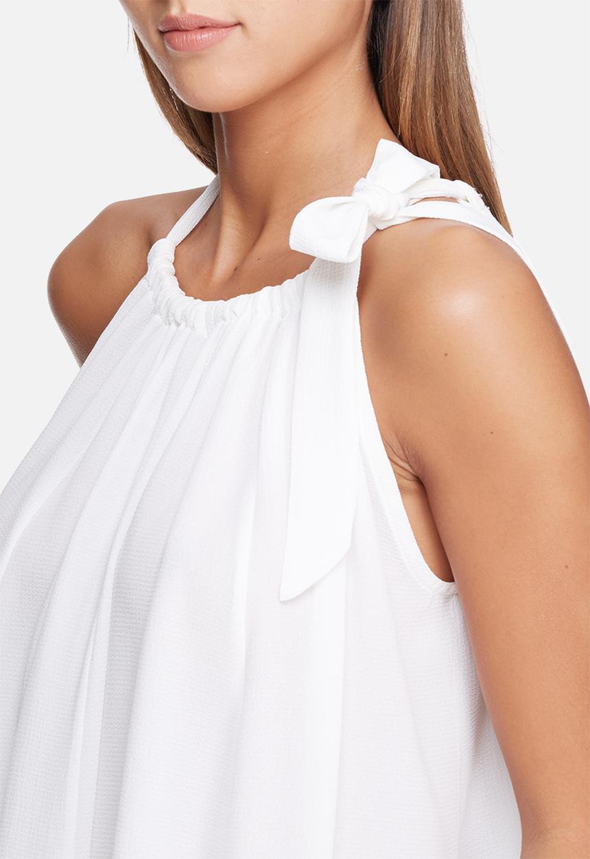 dailyfriday - Self fabric neck tie top 