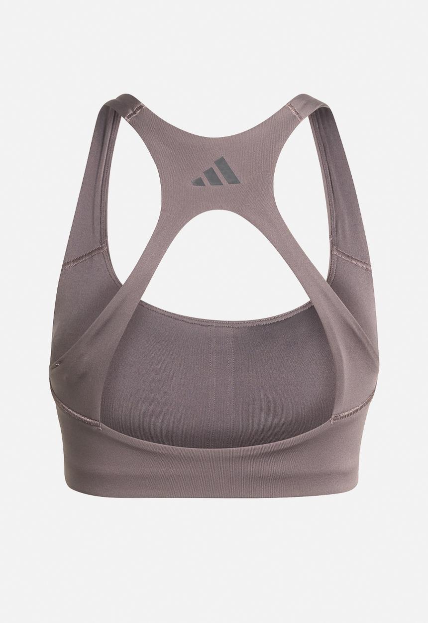 adidas Performance - Opt 3S Ms Bra - Charcoal/Black