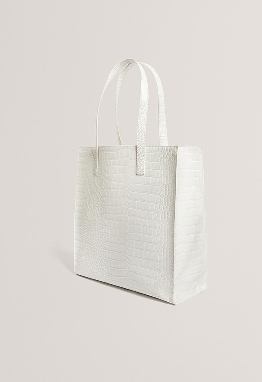Ted Baker - Exclusive Wenella Large Icon Tote  Bag - White