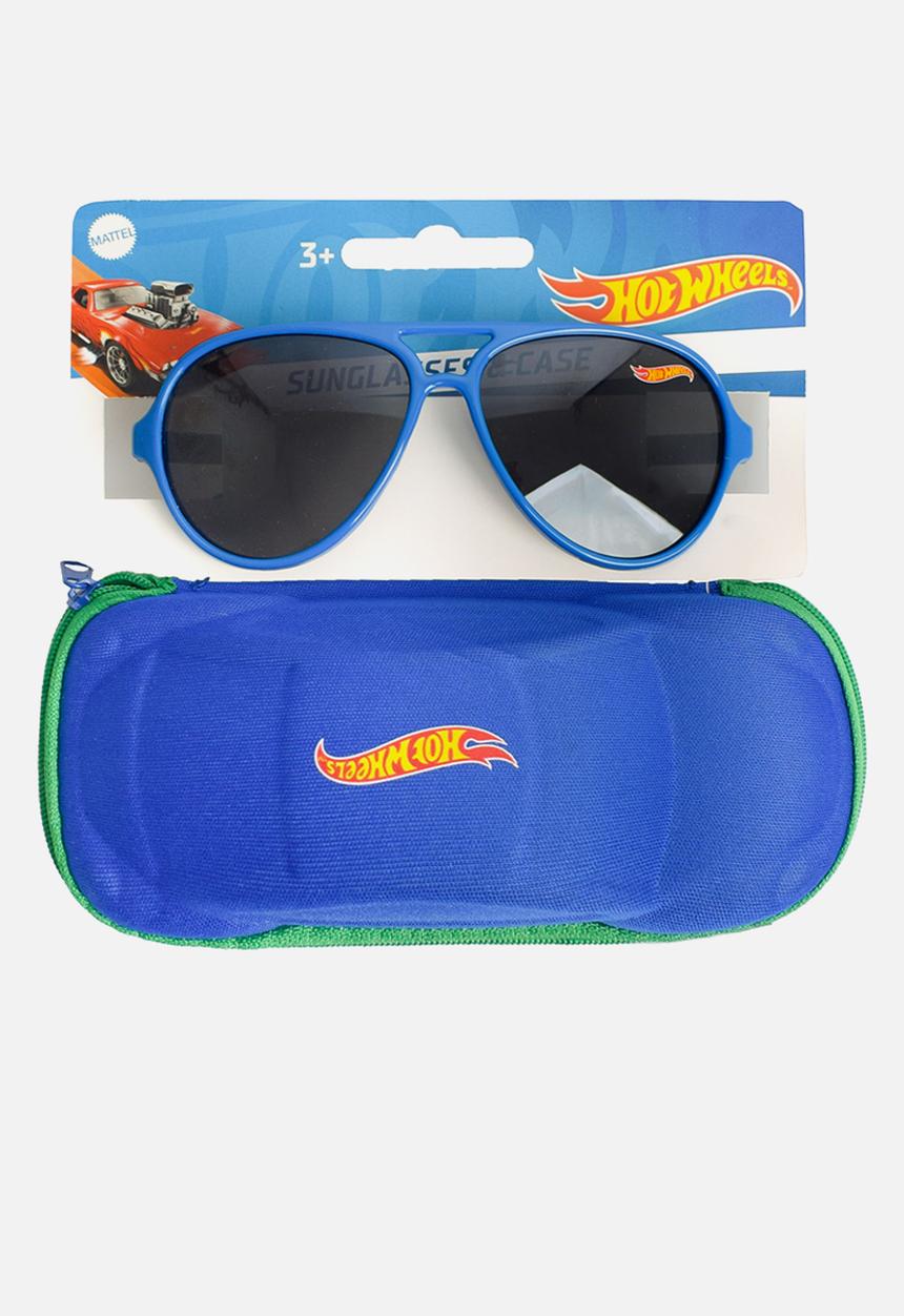 Character Group - Hot Wheels  Sunnies & Case -Blue