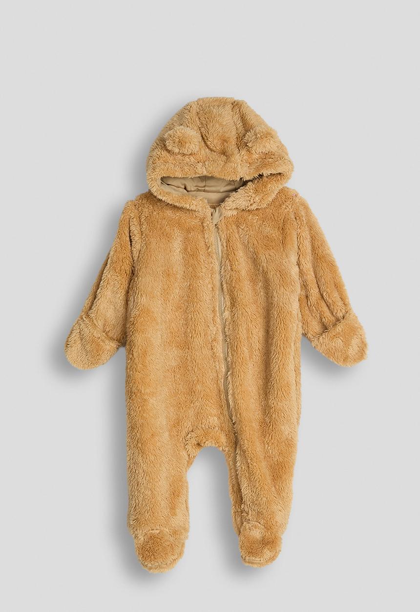 Pop Candy - Teddy fleece onesie - goldenrod