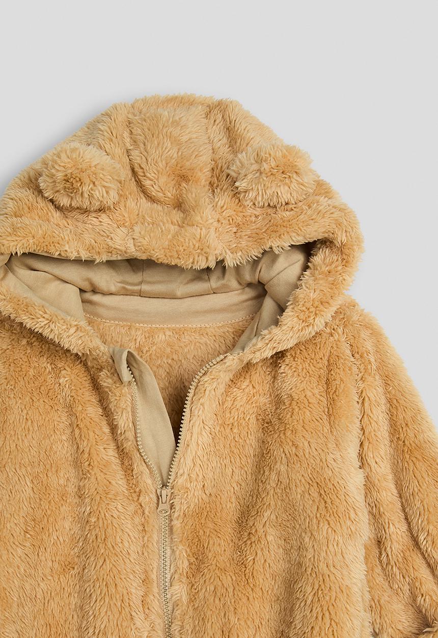 Pop Candy - Teddy fleece onesie - goldenrod