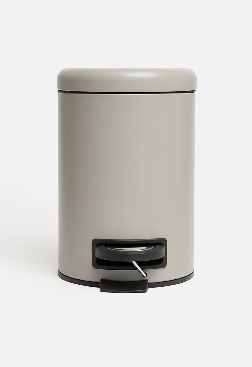Bathroom Solutions - 3L Pedal Bin - Taupe