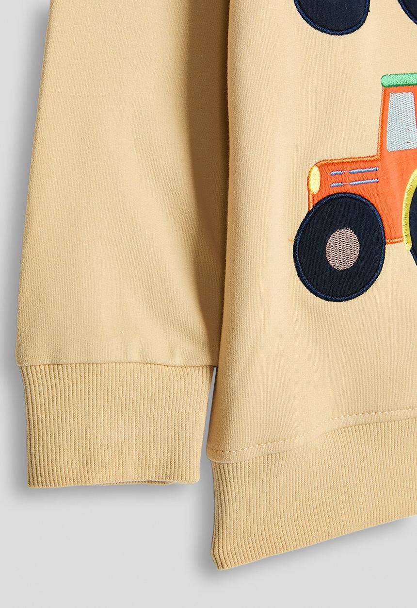 Pop Candy - Sweatshirt - wheat brown/tractors