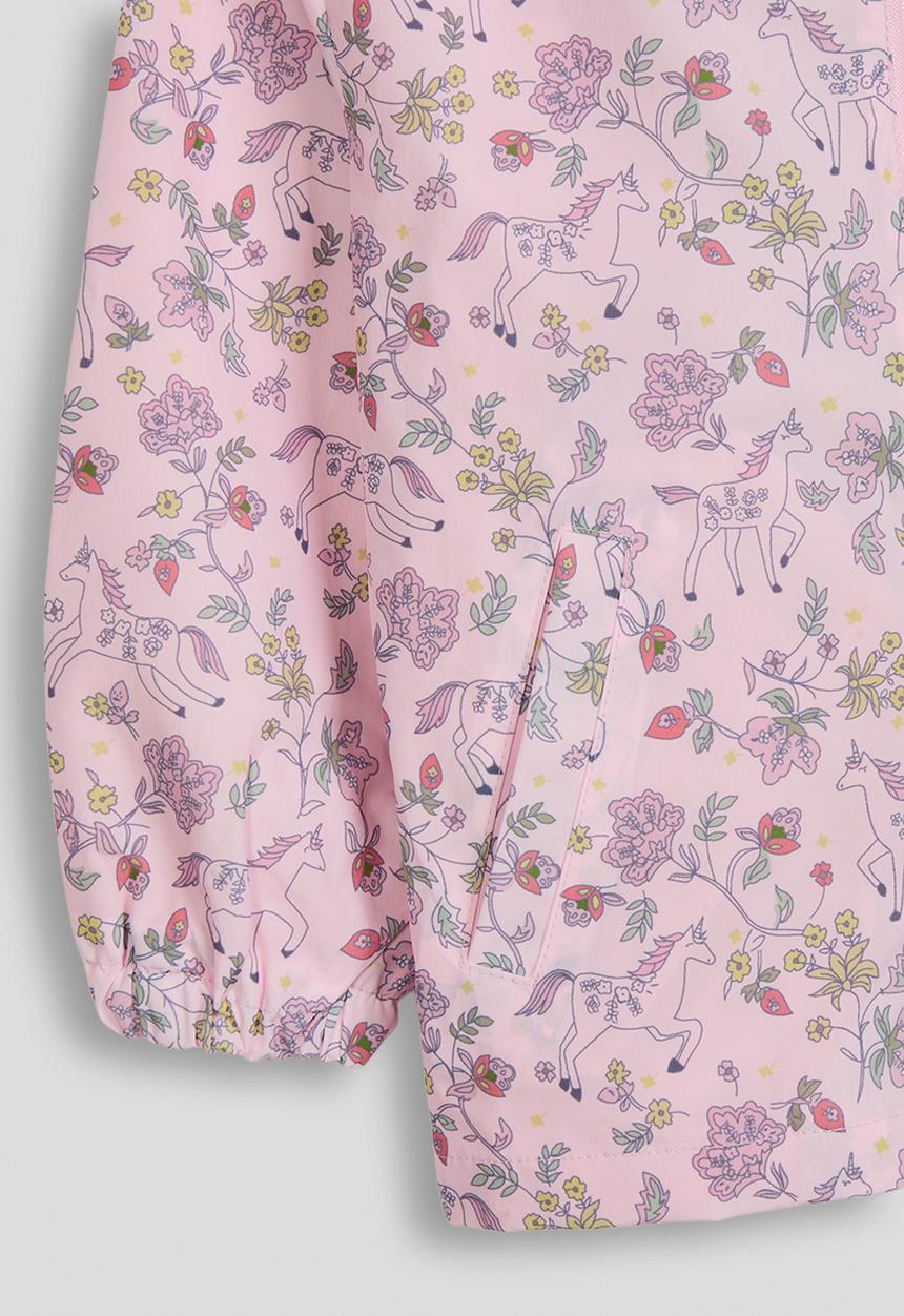 Pop Candy - Hooded jacket - pink/floral unicorn aop
