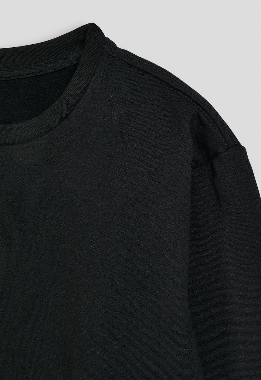 Pop Candy - Cropped sweatshirt - black