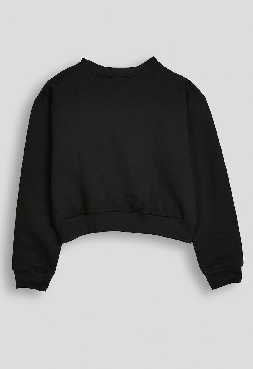 Pop Candy - Cropped sweatshirt - black