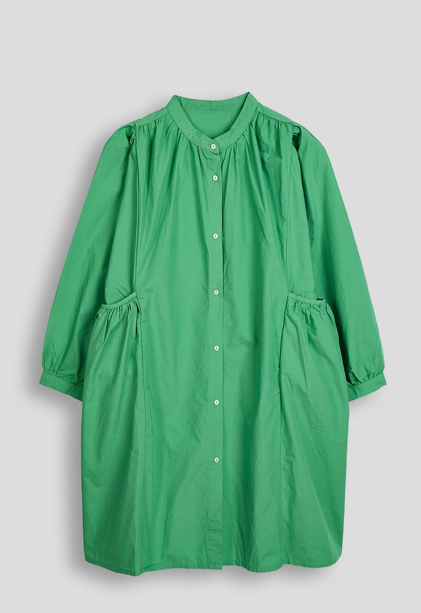Pop Candy - Artist shirt dress - green