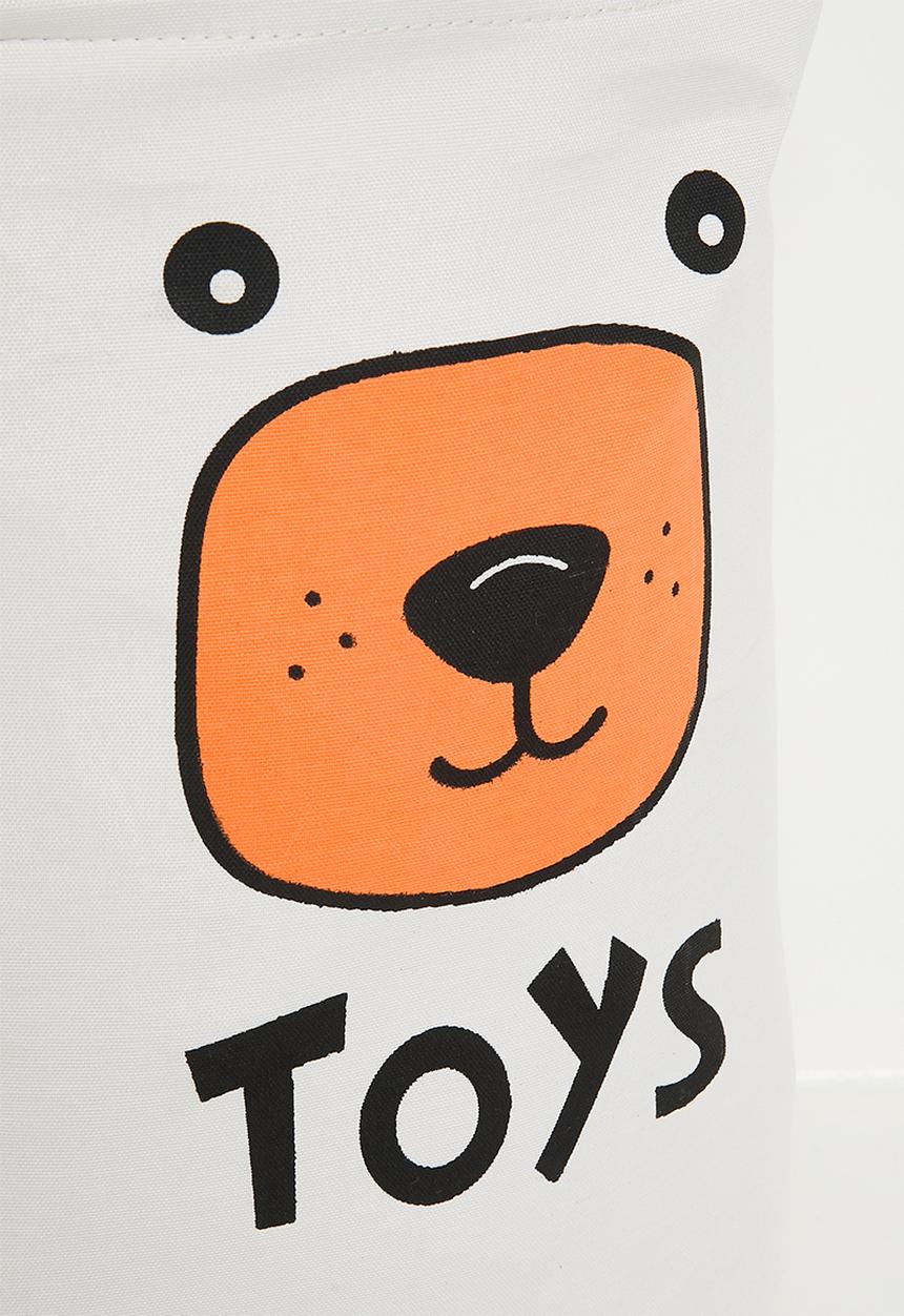 Pop Candy - Foldable toy bin - off white/grey