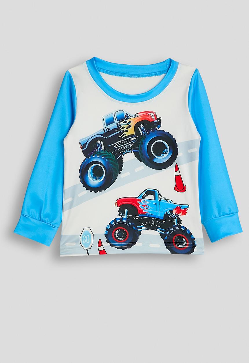 Pop Candy - Long sleeve pj set - blue/white/multi