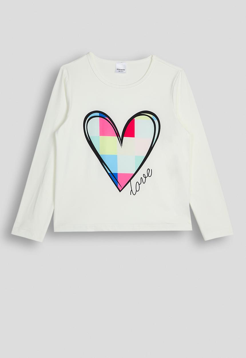 Pop Candy - Long sleeved pj set - white/heart